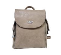 COVERI COLLECTION Borsa Zaino Donna Manico/Tracolla in Ecopelle Tracolle Regolabili Dimensioni: 29 X 24 X 12 cm. ART. 22219 Colore (BEIGE/KHAKI)