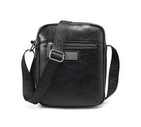 COVERI COLLECTION Borsello Uomo in Pelle Sintetica, Doppio Scomparto, Dimensioni 24x18x8 cm, Tracolla Personalizzata, ART.CC 5070-4 (NERO)