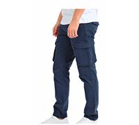 COVERI Collection pantalone Cargo e Chino - Casual uomo - Cotone - Tasche Laterali (56, Blast Blu)
