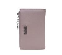 COVERI COLLECTION Portafoglio da Donna, Ecopelle, Art. 17-2 Dimensioni: 15,5 x 10 cm, con Zip e Clip, Scritta Marchio in Metallo (ROSA)