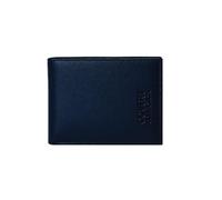 COVERI COLLECTION Portafoglio Uomo in Vera Pelle - Slim, Elegante e Resistente - Porta Carte, Documenti e Banconote - Confezione Regalo. (Blu)