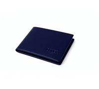 COVERI COLLECTION Portafoglio Uomo in Vera Pelle - Slim, Elegante e Resistente - Porta Carte, Documenti e Banconote - Confezione Regalo. (Blu)