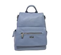 COVERI COLLECTION Zaino Donna in Pelle Sintetica, Chiusura con Zip, Tasche Multiple, Spallacci Regolabili, Apertura sul Retro Art.8021-1 Dimensioni: 33x31x13 cm (JEANS)