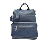 COVERI COLLECTION Zaino Donna in Pelle Sintetica, Chiusura con Zip, Tasche Multiple, Spallacci Regolabili, Apertura sul Retro Art.8021-1 Dimensioni: 33x31x13 cm (BLU)