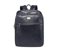 COVERI COLLECTION Zaino in Ecopelle, Dimensioni 37x29x11 cm, Ampio Scomparto con Zip, Porta Computer, Colore ART.5070-8 (BLU)