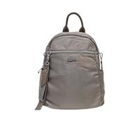 COVERI COLLECTION, Zaino in Nylon Dimensioni 26x32x11 cm, Tasche Multiple con Zip, Accessori Argento Art.5151-9 (TAUPE)
