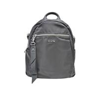 COVERI COLLECTION, Zaino in Nylon Dimensioni 26x32x11 cm, Tasche Multiple con Zip, Accessori Argento Art.5151-9 (GRIGIO)