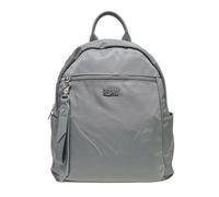 COVERI COLLECTION, Zaino in Nylon Dimensioni 26x32x11 cm, Tasche Multiple con Zip, Accessori Argento Art.5151-9 (GRIGIO CHIARO)