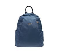 COVERI COLLECTION, Zaino in Nylon Impermeabile Dimensioni 32x30x13 cm, Tasche Multiple con Zip, Accessori Argento Art. 5050-26 (BLU JEANS)