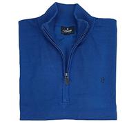 Coveri Maglia Maglione a Lupetto Uomo Mezza Zip Collo Alto con Cerniera M L XL XXL XXXL (XXL - Denim)