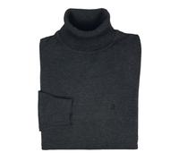 Coveri Maglia Maglione da Uomo Dolcevita a Collo Alto Rasato Tinta Unita M L XL XXL 3XL (M - Grigio)