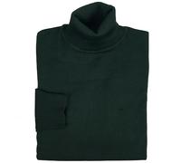 Coveri Maglia Maglione da Uomo Dolcevita a Collo Alto Rasato Tinta Unita M L XL XXL 3XL (XXXL - Verdone)