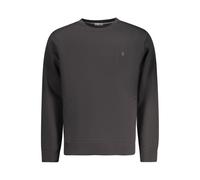 Coveri Moving Black Cotton Men Sweater - XL