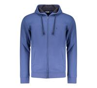 Coveri Moving Blue Cotton Men's Hoodie Sweatshirt - XL