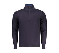 Coveri Moving Blue Viscose Men Sweater - L