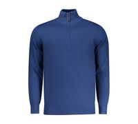 Coveri Moving Blue Viscose Men Sweater - XL