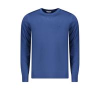 Coveri Moving Blue Viscose Men's Sweater - M