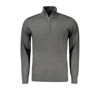 Coveri Moving Gray Viscose Men Sweater - XL