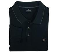 Coveri Polo Uomo Caldo Cotone Invernale Manica Lunga Taglie Forti Conformata 3XL 4XL 5XL 6XL (IT, Testo, 5XL, Regular, Regular, Nero)