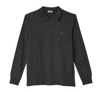 Coveri Polo Uomo Caldo Cotone Jersey Manica Lunga Taglie Forti 3XL 4XL 5XL 6XL (IT, Testo, 3XL, Regular, Regular, Grigio Scuro)