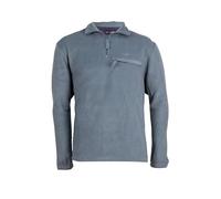 COVERI VIALE MORIN Felpa in pile mezza zip con taschino sul petto, Azzurro XL