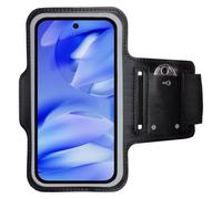 CoverKingz Bracciale sportivo per Google Pixel 9a - Borsa da braccio con scomparto per chiavi, supporto per braccio, sportivo, colore nero