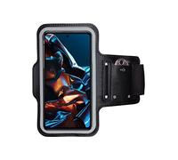 CoverKingz Bracciale sportivo per Xiaomi Poco X5/X5 Pro - Borsa da braccio con scomparto per chiavi Xiaomi Poco X5/X5 Pro - Bracciale sportivo da corsa, nero