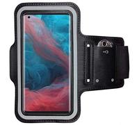 CoverKingz Porta cellulare da corsa per Motorola Edge Plus - Porta telefono corsa con tasca portach Edge Plus - Portacellulare per correre Fascia braccio smartphone Nera