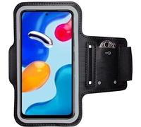 CoverKingz Porta cellulare da corsa per Xiaomi Redmi Note 11/11S/Poco M4 Pro - Porta telefono corsa con tasca portach Redmi Note 11/11S/Poco M4 Pro - Fascia braccio smartphone Nera