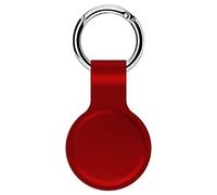 CoverKingz Portachiavi per Apple AirTags 2021 - Ciondolo impermeabile Air Tag - Custodia antigraffio - Custodia protettiva in silicone morbido Case Cover rosso