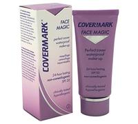 Covermark Fondotinta Waterproof Face Magic, Ipoallergenico e Non Comedogenico, SPF 20, Per Tutti i Tipi di Pelle, Formula Cremosa e Senza Acqua, Colore 02, Formato 30 ml