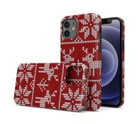 CoverStyle® - DesignFlex® - per iPhone 12 Mini (5.4”) - Cover in TPU Flessibile Effetto Opaco Soft-Touch - Natale