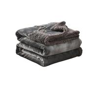 CoverturedeLancer - Sherpa Tessuto Leggero 130 x 170 cm, Tessuto Morbido e Confortevole, CoperturaDecorativo Reversibile con Nappa | Divano Letto Cha Prestazioni Termica E Prevenire La Penetrazione
