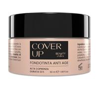 CoverUp Fondotinta Idratante Anti-Rughe con Sodio Ialuronato - Copertura Modulabile da Media ad Alta - Effetto Naturale e Lunga Durata - Waterproof - Per Pelli Mature e Giovani - 50ml