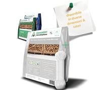 CoverUp! Telo impermeabile bianco 4.0 x 6.0 120 g/m² con 22 m corda e occhielli in alluminio - resistente ai raggi UV e strappi - copertura esterna universale