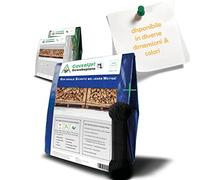 CoverUp! Telo impermeabile blu 2.0 x 2.0 120 g/m² con 10 m corda e occhielli in alluminio - resistente ai raggi UV e strappi - copertura esterna universale