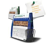 CoverUp! Telone Impermeabile Occhiellato 3 x 4 m [200 g/m²] & 12 tenditori per teli, Telo Esterno Impermeabile con occhielli per mobili da giardino, telo occhiellato di protezione antistrappo, blu