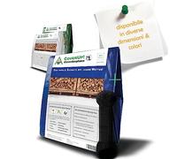 CoverUp! Telo impermeabile blu 4.0 x 5.0 120 g/m² con 20 m corda e occhielli in alluminio - resistente ai raggi UV e strappi - copertura esterna universale