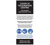 COVID-19 Vaccination Centre Roller Banner in caso 2000x800mm display
