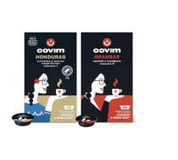 Covim Caffè. Kit degustazione Capsule compatibili con i sistemi Lavazza A Modo Mio. Granbar + Honduras, 192 Capsule (4x48). Miscela Arabica e Robusta + 100% Arabica, Espresso Intenso e Aromatico