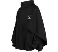Covisoty Felpa con Cappuccio Poncho Cape da Uomo Manica Lunga Pullover Collo Alto Techwear Streetwear Hoodies