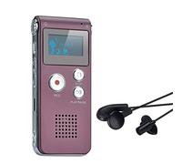 COVVY Portable Digital Voice Recorder Registratore Audio Audio Registratore Digitale LCD Lettore MP3-8GB (Wine red)