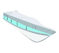 Covy Lux Telo copri barca COVY LUXTaglia XXL L cm. 630-710