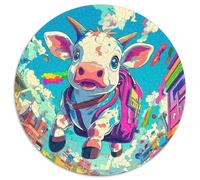 Cow 1000 Pieces Science Fiction Jigsaw Puzzles For Adults Family Challenge Toys Stress Relieving Entertainment Exercise The Memory of The Brain for Adults And Kids, Age 12 Years Up 1000pcs (67.5x67.5c