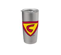 Cow and Chicken Super Cow Logo Bicchiere termico in acciaio inox doppia parete