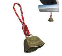 Cow Bell - Campane a di mucca, creatori di rumore, multiuso con cordino per imbracatura per cavalli, ornamento in metallo per campeggio, fattorie e ranch