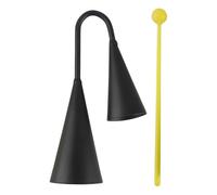 Cow Bells Noise Makers, Bright Sporting Event Chimes, 7,09 x 3,94 in Compact Ergonomic Hand Bells, Loud Sound Design for Music, Performance, Travel, Outdoor Use