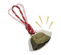 Cow Bells Noise Makers - Campanaccio portatile con manico, multiuso, per tifo, campane con cordino per cavalli, ornamento in metallo per campeggio, fattorie e ranch