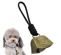Cow Bells Noise Makers - Campanelle multiuso con cordino per imbracatura per cavalli, ornamento in metallo per campeggio all'aperto, fattorie, ranch, campanaccio in acciaio resistente per bestiame