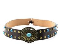 Cow Boy Band Fascia etnica Western Cintura Rurale Cowgirl Hatbands Western Supplies Legatura Pelle Donne Uomini Cintura Cappello da cowboy, r, Taglia unica